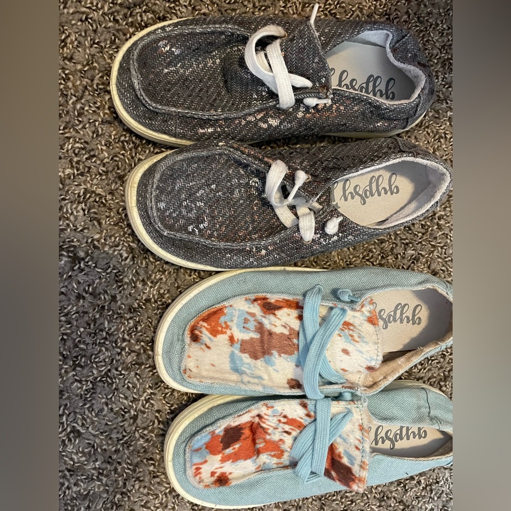 Gypsy jazz slip ons girls size 4